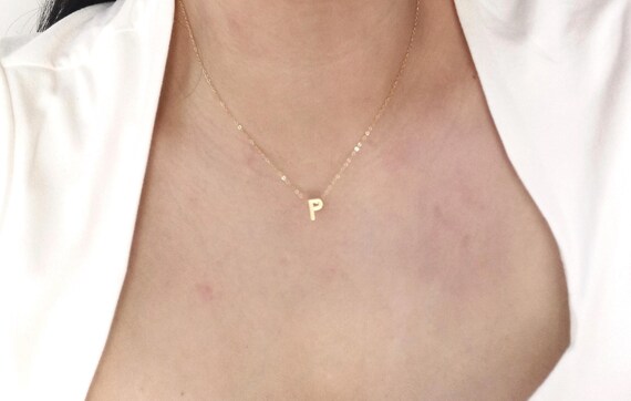 Initial Necklace, Gold Initial Necklace, Tiny Initial Necklace, Letter Necklace, Gold Letter Necklace, Dainty Initial Necklace, Initial