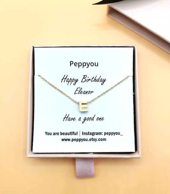 Birthday Necklace, Tiny Initial Necklace, Gold Initial Necklace, Dainty Initial Necklace, Letter Necklace