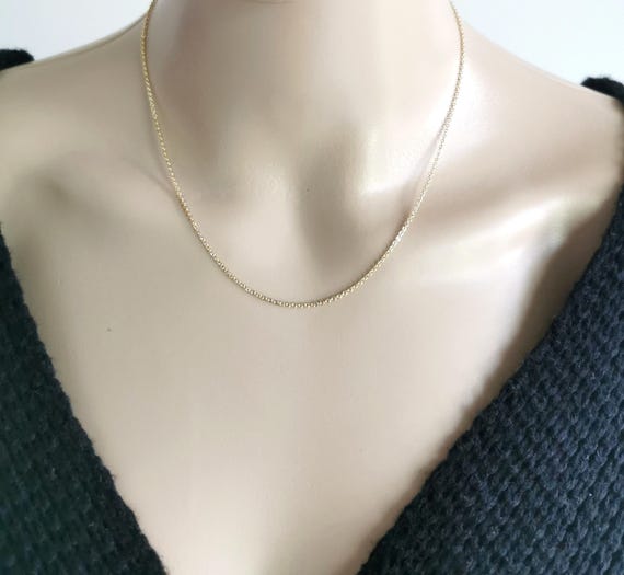Gold Filled Necklace, Gold Filled Choker, Dainty Gold Filled Necklace, Minimalist Gold Filled Necklace