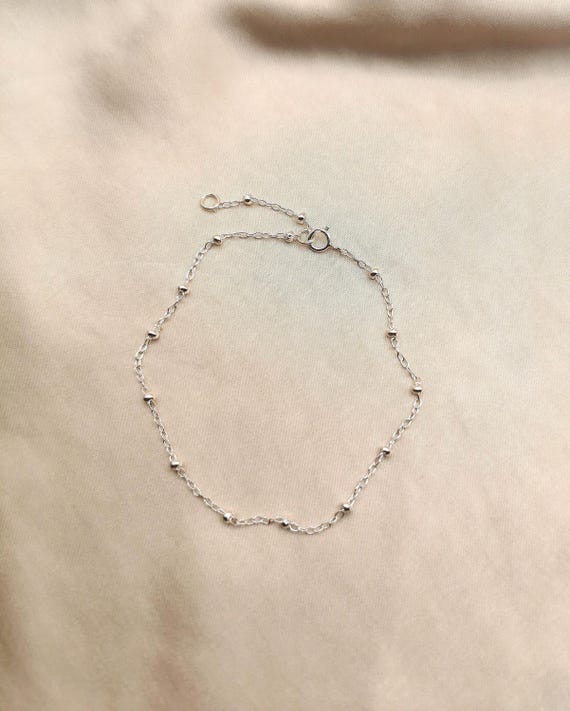 Sterling Silver Bracelet, Satellite Bracelet, Minimalist Bracelet, Sterling Silver Jewelry