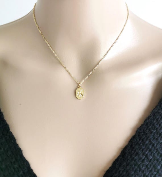 Bee Necklace, Friendship Necklace, Good Luck Necklace, Gold Bee Necklace