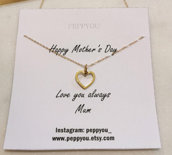 Mothers Day Gift, Mothers Day, Mothers Necklace, Mom Necklace, Necklace for Mom, Mothers Gift, Heart Necklace, Love Necklace, Gift for Mom