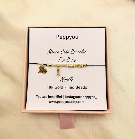 Pet Bracelet, Personalized Custom Pet Bracelet, Dog Bracelet, Pet Name Bracelet Morse Code, Pet Charm Bracelet, Dog Name Bracelet, Dog, Cat