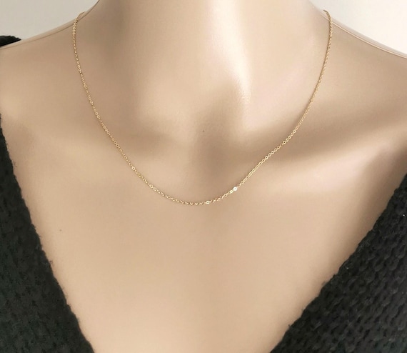 Gold Filled Necklace, Gold Filled Choker, Dainty Gold Filled Necklace, Gold Chain Necklace, Gold Necklace, Gold Filled, Minimalist Necklace