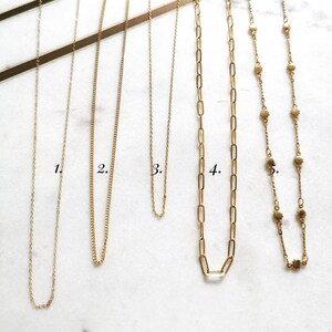 Initial Necklace, Cursive Initial Necklace, Letter Necklace, Dainty Gold Necklace, Delicate Gold Necklace Bild 3