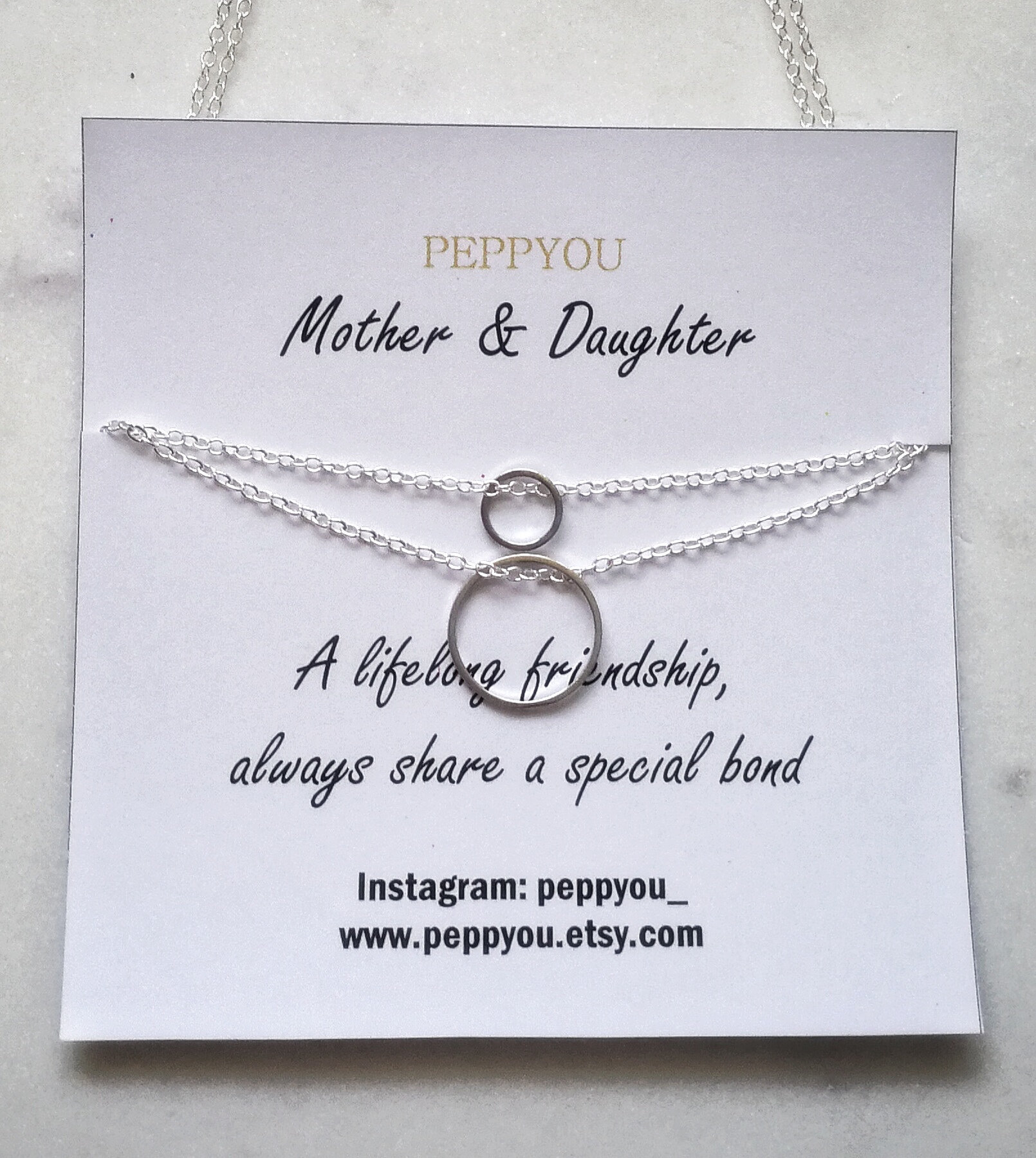 Mother Daughter Necklace, Mother Daughter, Mother Daughter Silver ...