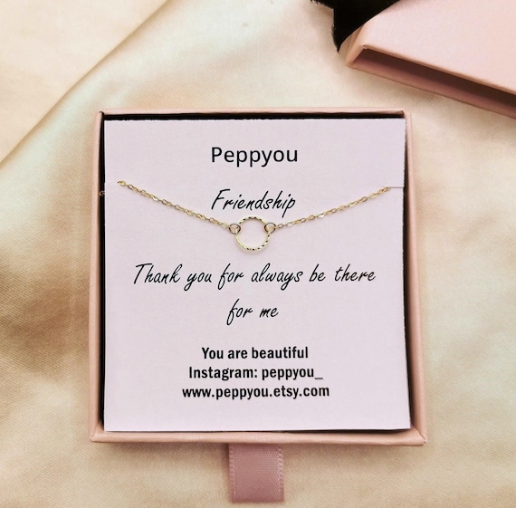 Friendship Necklace, Best Friend Necklace, Birthday Gift, Gold Charm Necklace, Friend Necklace, Sister Necklace, Long Distance Friendship
