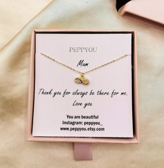 Gold Infinity Necklace, Cubic Zirconia Necklace, Gold Infinity Charm Necklace, Gold Eternity Necklace, Gold Circle Necklace, Mom Necklace