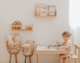 baby nursery shelves