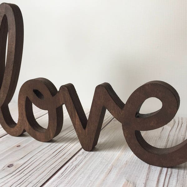 Rustic Sign - Love Sign - Rustic Home Decor - Rustic Wedding Decor - Wood Signs - Rustic Wall Decor - Rustic Wood Signs - Love Decor - Signs