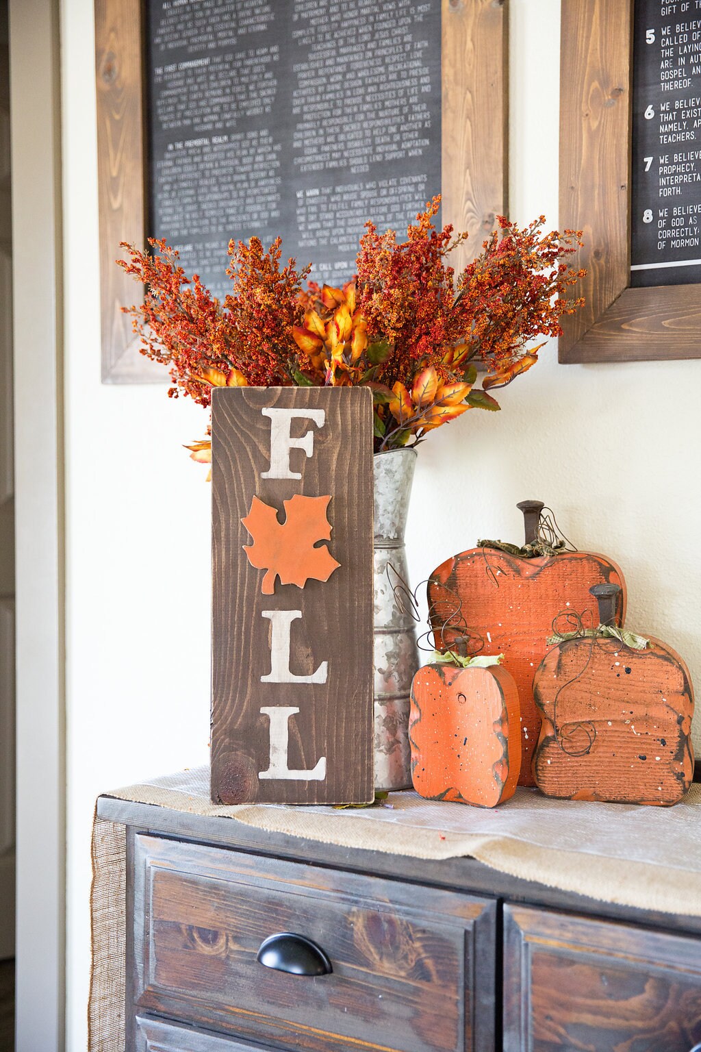 Fall Sign Fall Decor Rustic Home Decor Wood Signs | Etsy