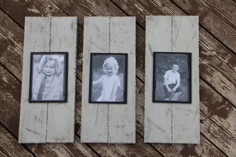 Rustic Wall Decor Picture Frame Set Image 0 1