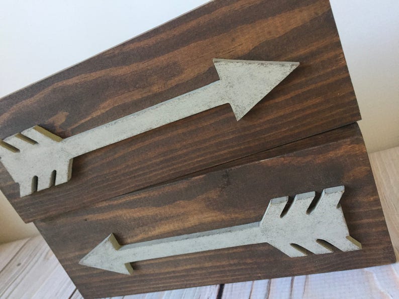 Wooden Arrows Arrow Wall Decor Rustic Home Image 0
