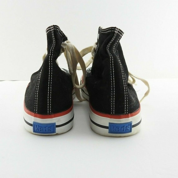 Vintage Black Keds High Tops Size Made in Korea 7… - image 5