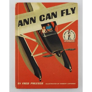 Vintage Kinderbuch Ann Can Fly HK Dr. Seuss Anfänger-Lesebuch 1959