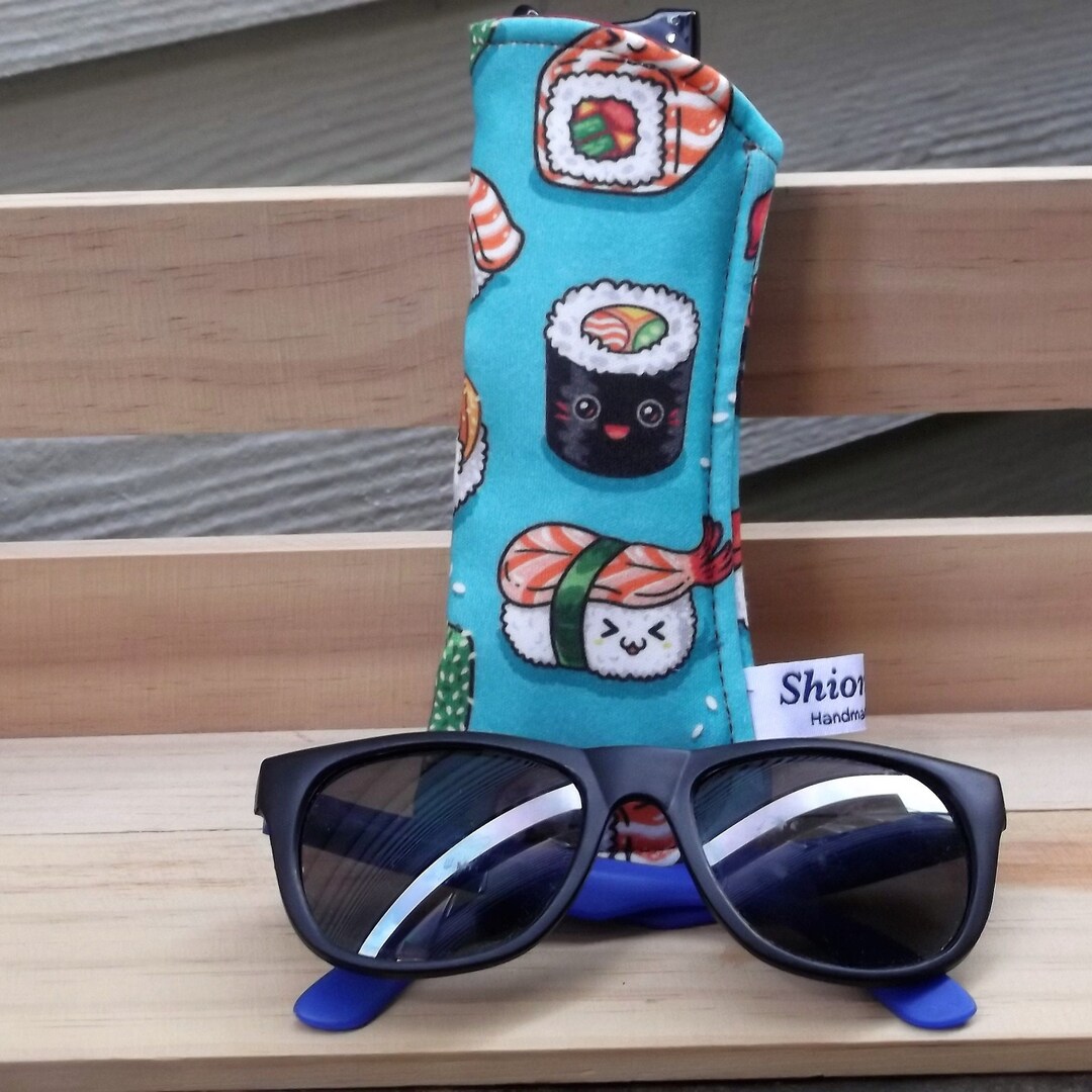 Sushi Roll Sunglass Pouch/ Eyeglass Pouch/ Fabric Eyeglass Case Etsy
