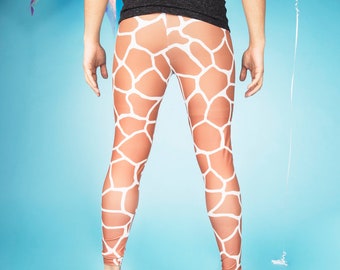 GIRAFFE PRINT MEGGINGS (Handmade)