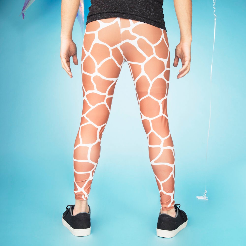 Image of Giraffe Print Meggings | Handmade