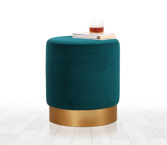 green velvet ottoman turquoise velvet image oil green colour velvet ottoman pouf round etsy green velvet ottoman turquoise velvet image oil green colour velvet ottoman pouf round etsy