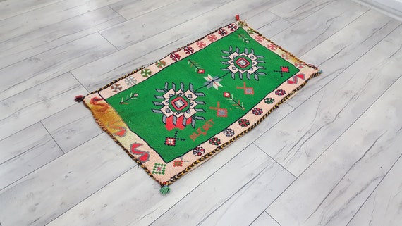 Lime Green Area Rug Vintage Green Turkish Rugs Lime Green Rugs Etsy