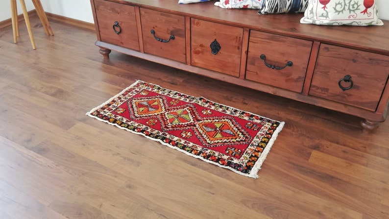 Small Red Area Rug Bedroom Decor Vintage Home Rugs Entyrway