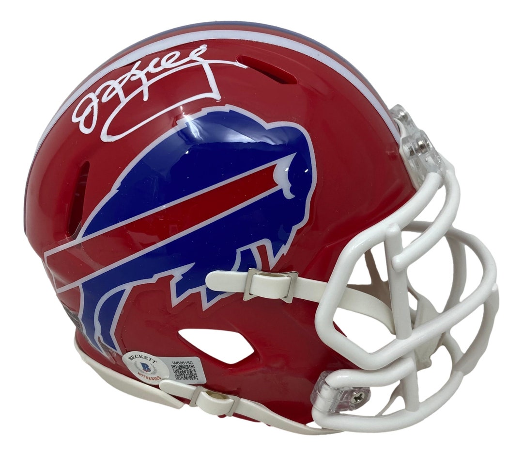 Jim Kelly Signed Buffalo Bills Mini Speed Helmet BAS ITP Etsy