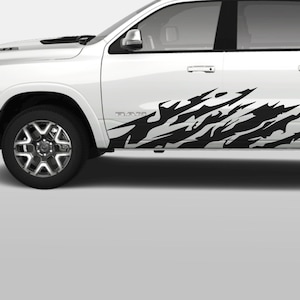 Scratch Decal, Splash Decal, Truck Decal, Side Body Decal, Universal Fit Decal , Set of 2