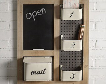Chalkboard Organizer Etsy