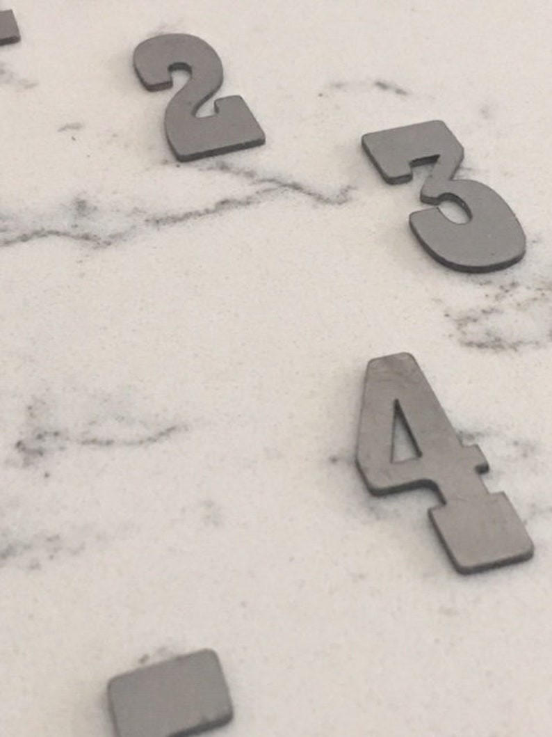 1.5 Inch Clock SetNumbers 112DIY ClockRusty NumbersMetal Etsy