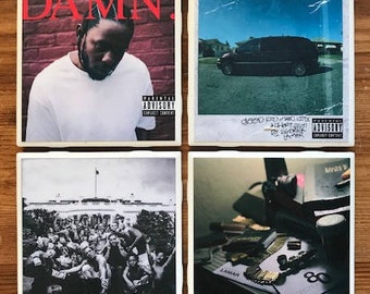 Kendrick Lamar Album Coasters