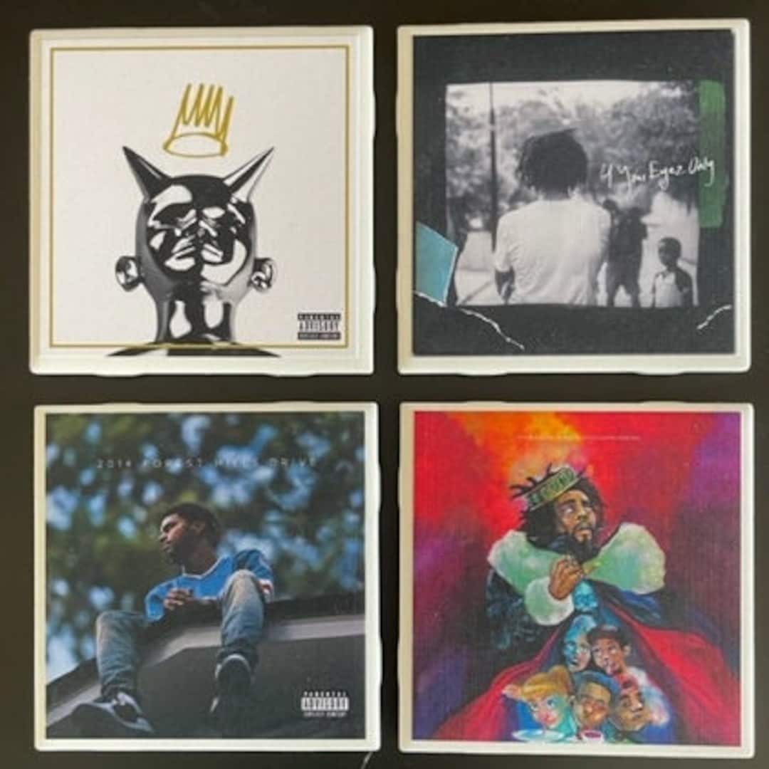J Cole Album Cover Coasters Etsy