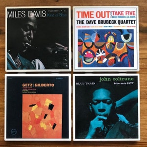 Jazz Collectors Album Cover Coasters