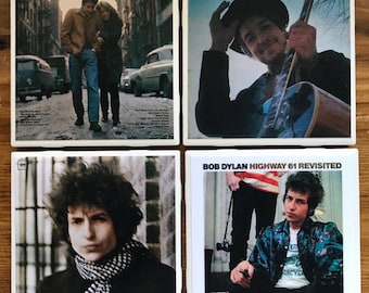 Bob Dylan Album Coasters