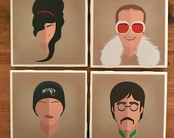 Music Icons-Pick any 4 you like!