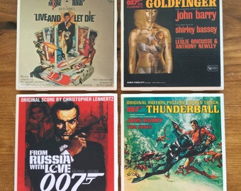 James Bond Movie Soundtrack Coasters