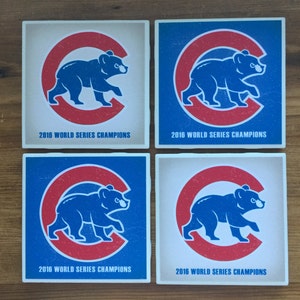 Chicago Cubs World Champ Coasters