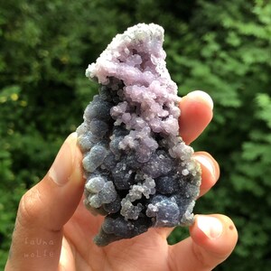 Sparkly Grape Agate Botryoidal Chalcedony, Grape Agate Cluster, Purple Grape Agate, Botryoidal Chalcedony, Altar Divination Tools, 51grams