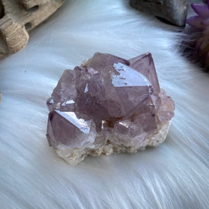 Amethyst Cactus Quartz Cluster, Amethyst Cluster, Amethyst Cactus Quartz, Cactus Quartz Crystal, Amethyst Spirit Quartz Crystal, Altar Tools