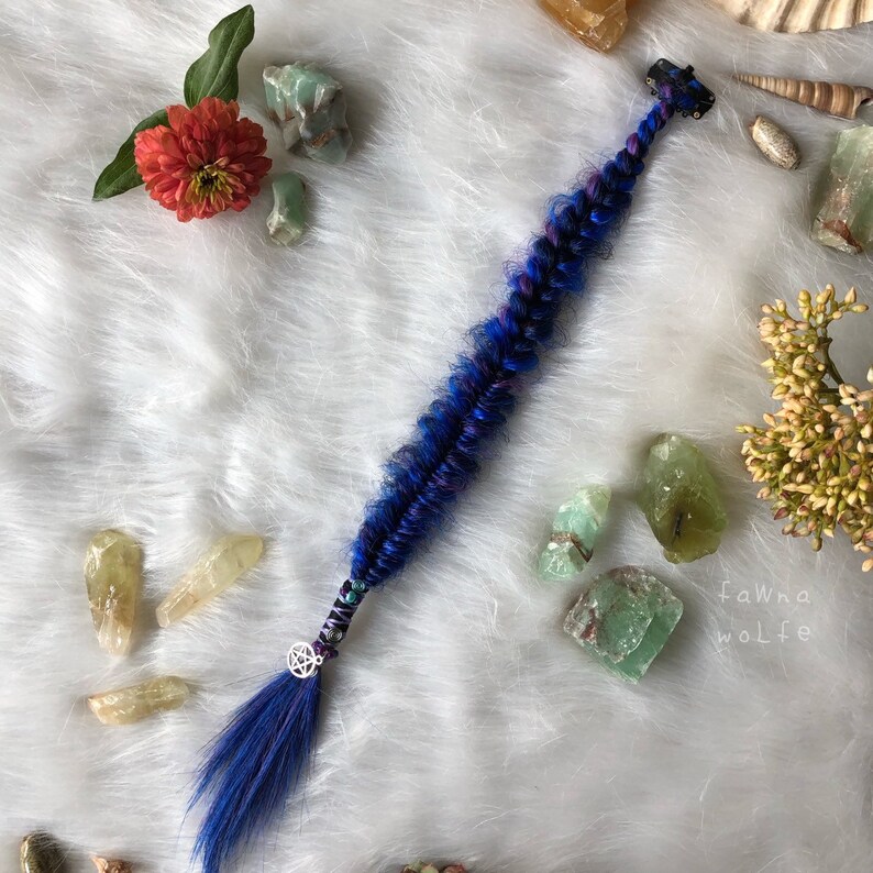Single Thick Clip In Fairy Fishtail Braid Clip In Fishtail Etsy