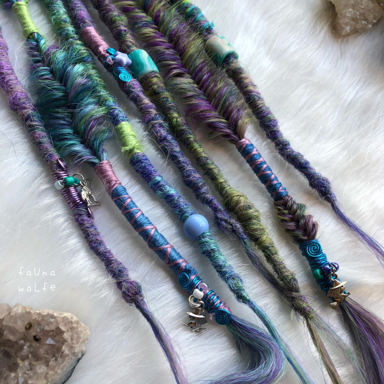 7 Ready to Ship Dreads, Witchy Mermaid Synthetic ...