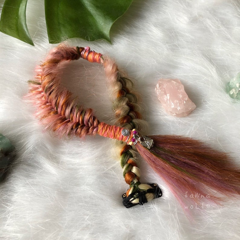 Single Thick Clip In Fairy Fishtail Braid Clip In Fishtail Etsy