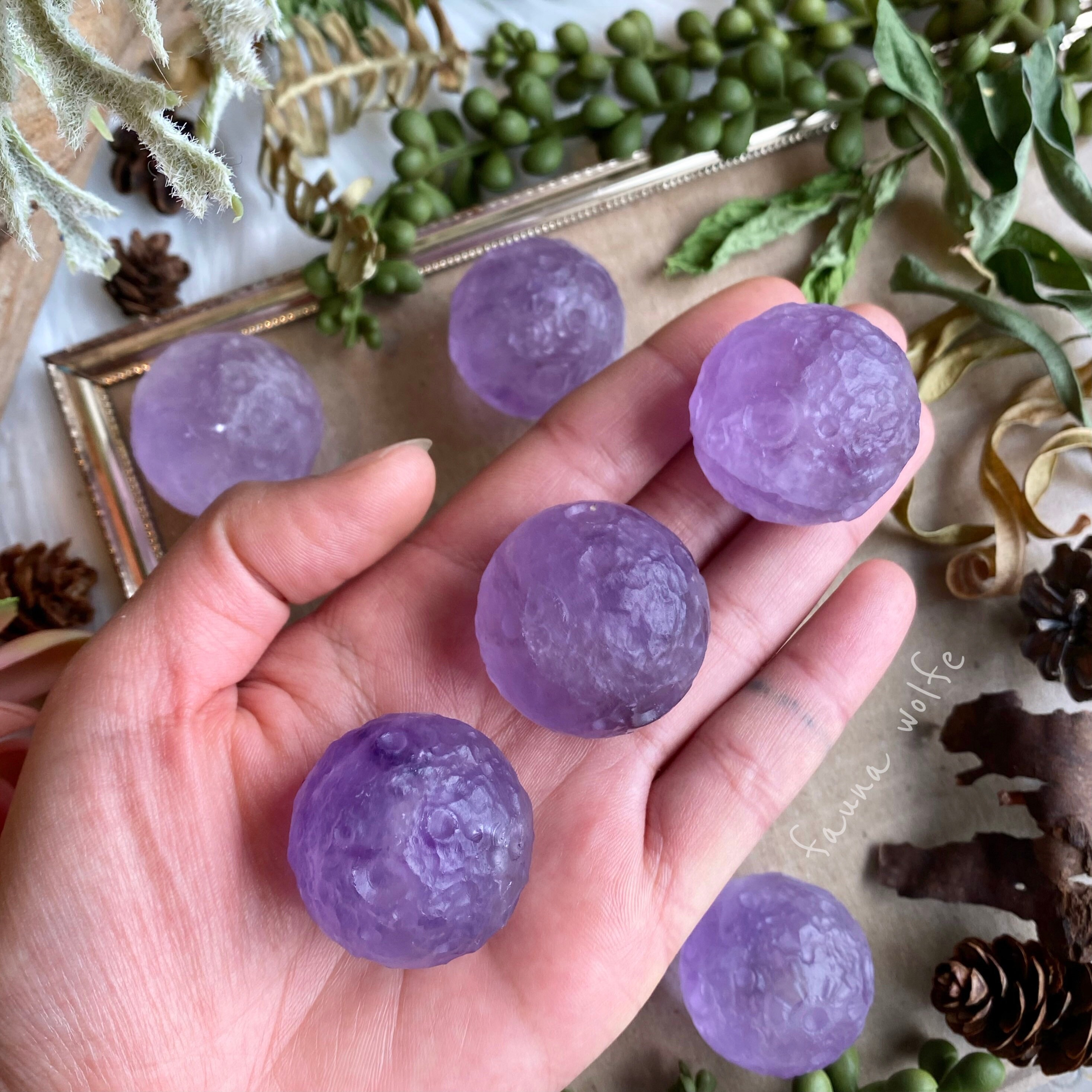 Amethyst Full Moon Carving Amethyst Full Moon Crystal Etsy