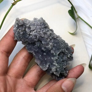Grape Agate Botryoidal Chalcedony, Grape Agate Cluster, Purple Grape Agate, Botryoidal Chalcedony, Altar Divination Tools, 71grams