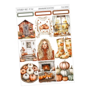 KIT 362 September vibes | Fall planner stickers