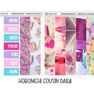 kit 019 Sweet talk  Hobonichi cousin Daily | Hobonichi cousin planner stickers