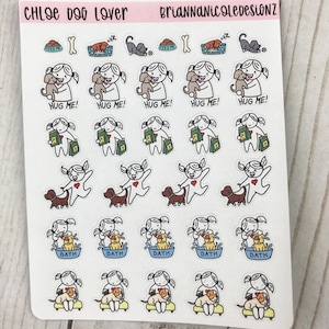 Chloe dog lover | planner stickers