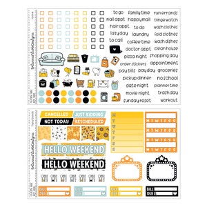 KIT 169 Queen Bee Weekly Planner Sticker Kit - Etsy