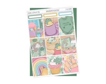 KIT 255 Felling lucky  | weekly sticker kit | Spring sticker kits