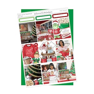 KIT 219 Xmas movie marathon | weekly planner sticker kit