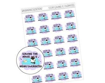 SS097 Leaving is overrated | Planner stickers